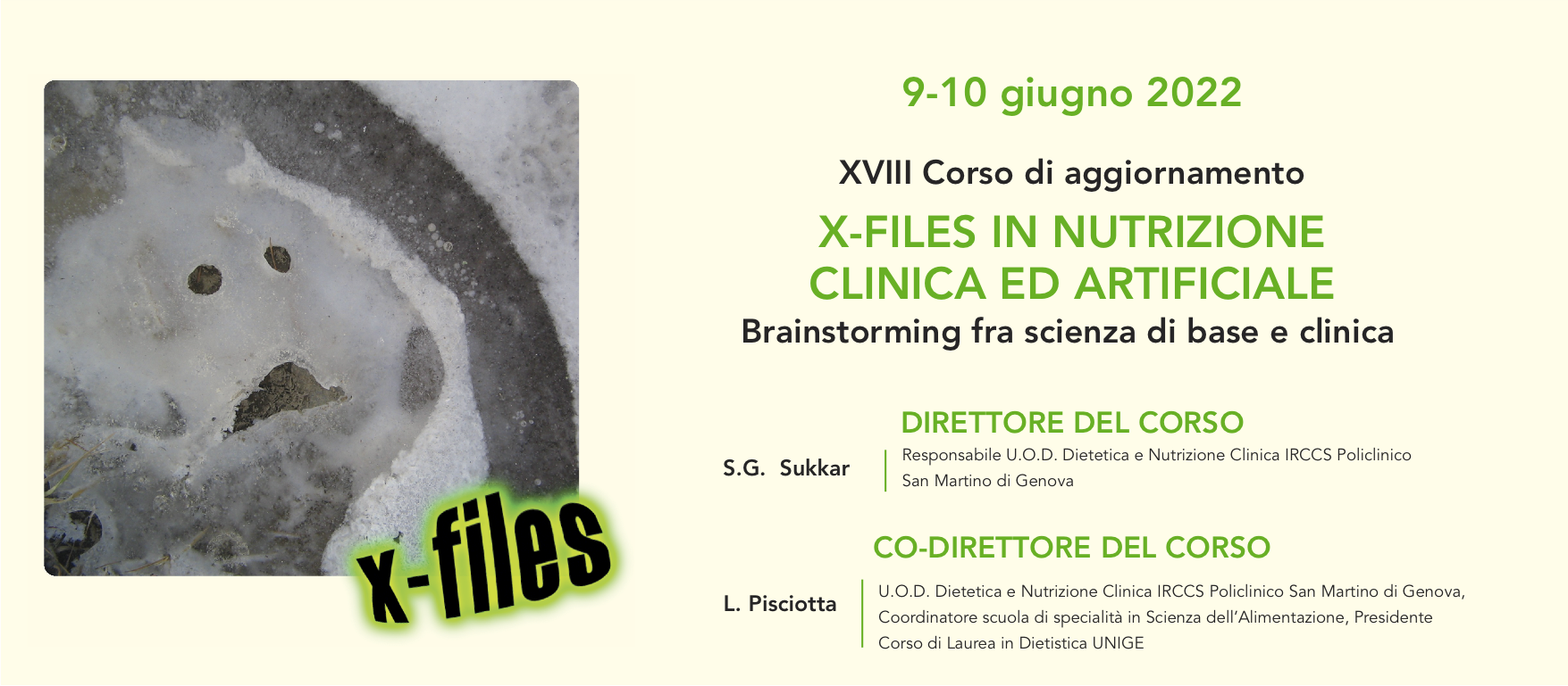  X-FILES IN NUTRIZIONE CLINICA ED ARTIFICIALE 2022